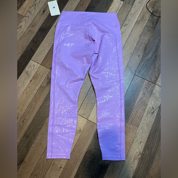 Fabletics Shimmering Purple Leggings - Picture 6 of 7